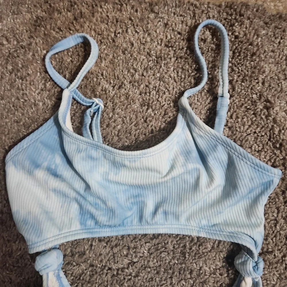 Art Class Light Blue Tie-Dye Swimsuit